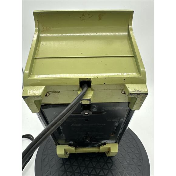 Beautiful Vintage Proctor Silex Green Chrome Toaster - Picture 9 of 12